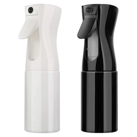 2PCS Bouteille spray,200ml pulvérisateur brume fine,matériau PP/PET,design ergonomique,pour cheveux,jardin,soins