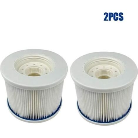 FD209 Poolfilter – 2er-Pack Filterkartuschen – Langlebiges Material – Entfernt Verunreinigungen – Kompakte Größe (1/5)