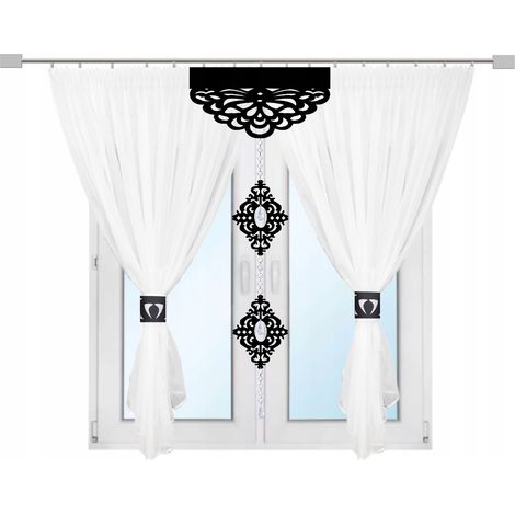 Tenda moderna K19 per soggiorno e camera da letto, tenda AŻUR Glamour 300x150