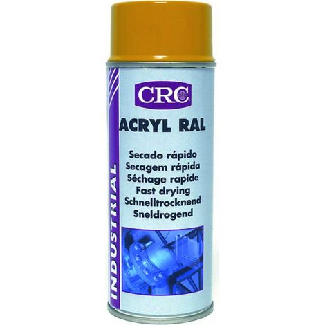 Peinture ACRYL RAL aérosol - vert feuillage RAL 6002 - brillant - 400 mL - CRC