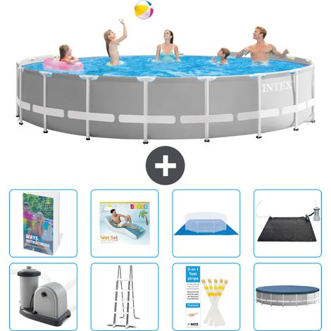 Intex Piscine Prism Frame Ronde - 549x122 cm - 9-pièces  S567