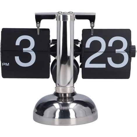 Horloge à Quartz à bascule, heure précise, Unique, à la mode, rétro, rotation automatique des pages, pour la maison, le bureau, cadeaux, décoration