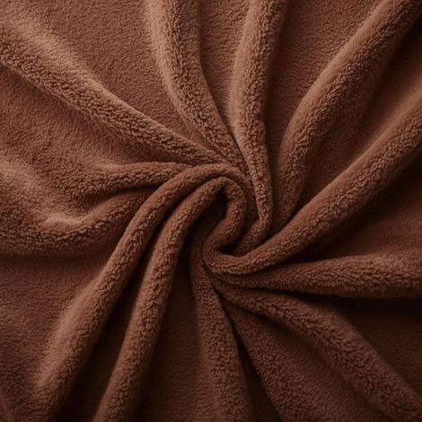 Lenzuolo in pile Thermosoft - Cioccolato 180x200 (1/5)