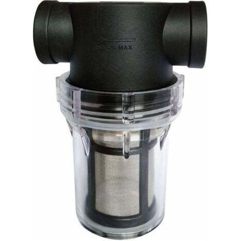 Crépine de pompe à eau en ligne de 3/4 po avec filtre en acier inoxydable de 80 mailles (1/3)