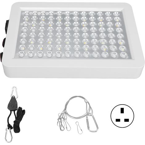 Lampe de croissance LED intelligente haute puissance, lumière d'appoint pour plantes de serre et succulentes, AC 100-277V, fiche UK blanche, grand format (1/5)
