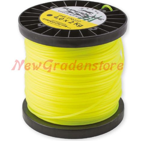 Filo testina decespugliatore giallo 270220 diametro quadro 3,0 mm 10 kg