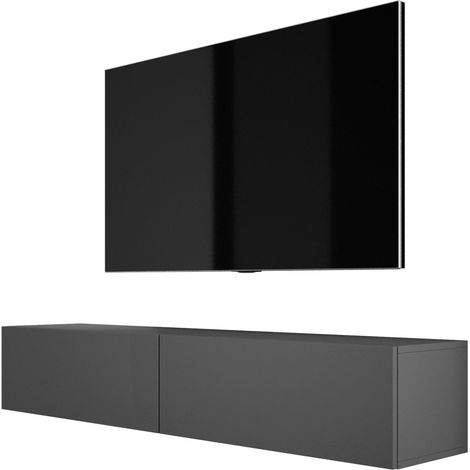 Meuble TV Suspendu, 170 x 34 x 32 cm, Anthracite (1/5)
