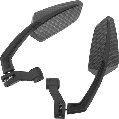 1 paire de rétroviseurs extérieurs pivotants style fibre de carbone pour moto Aprilia 2001-2017 (1/5)