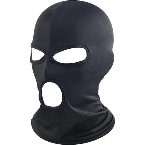 Cagoule intégrale pour homme, 3 trous, idéale pour la moto et la randonnée. (1/5)