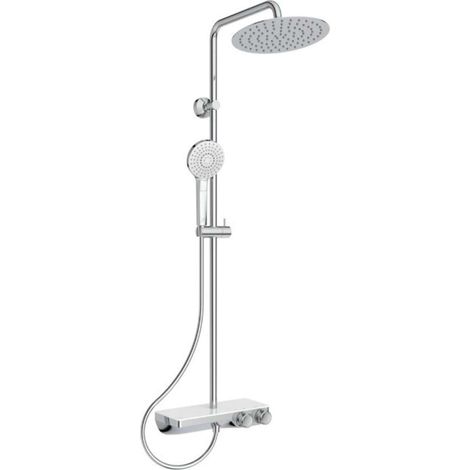Ideal Standard Ceratherm S200 - Set doccia termostatico, diametro 25 cm, 3 getti, cromo A7331AA (1/5)