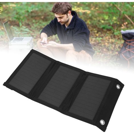 Chargeur solaire pliable monocristallin 5 V 8 W avec sortie USB, sac à dos étanche, batterie externe portable (1/5)
