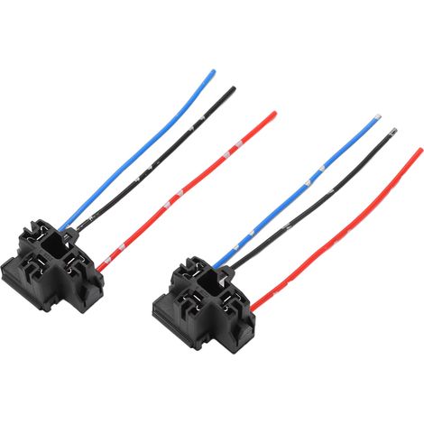Harnais de connecteur femelle LED H4-3, 2 pièces, résistant à la chaleur et à la corrosion, pour phares de voiture, bateau et remorque. (1/5)