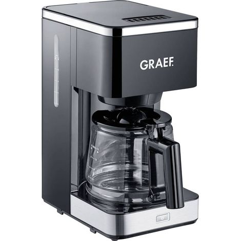 Graef FK 402 Macchina per il caffè Nero Capacità tazze=10 Caraffa in vetro, Funzione mantenimento calore (1/5)