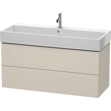 Duravit L-Cube Mueble de pared, 2 cajones, 118,4 x 45,9 cm, para (1/5)