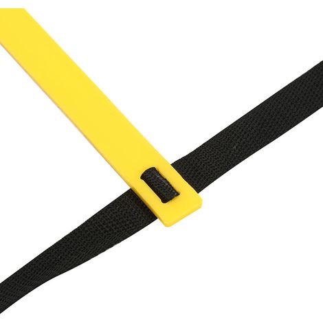Échelle d'agilité pour l'entraînement de vitesse et le travail des jambes, outil d'exercice pour le football (7 barreaux) (1/5)