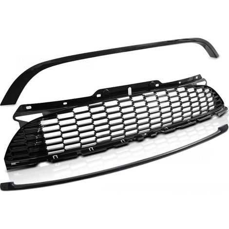 Calandre MINI COOPER S/JCW 06-14 R56/57/55 NOIR BRILLANT (1/4)