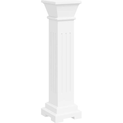 Maison Exclusive - Supporto piante forma pilastro classico quadrato MDF (1/5)