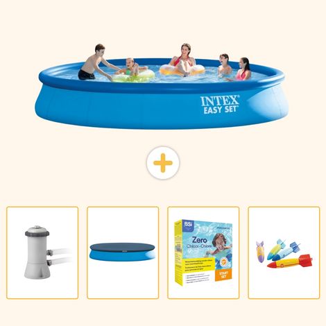 Intex Piscine Easy Set Ronde - 457x84 cm - 5-pièces  S231 (1/5)