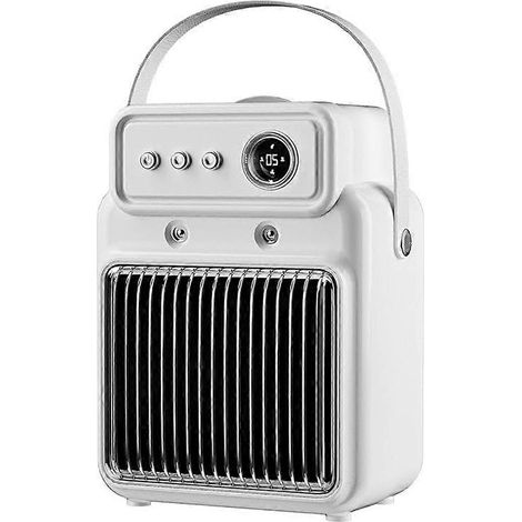 Chauffage d'appoint 2 en 1 de 1200 W avec fonction humidificateur et protection contre la surchauffe, idéal pour les bureaux (UE) (1/5)