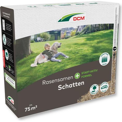 DCM Rasensamen Schatten 1500 g Grassamen Rasensaat