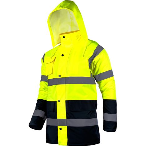 Veste isolante haute visibilité, jaune, taille 3XL, CE, Lahti (1/3)