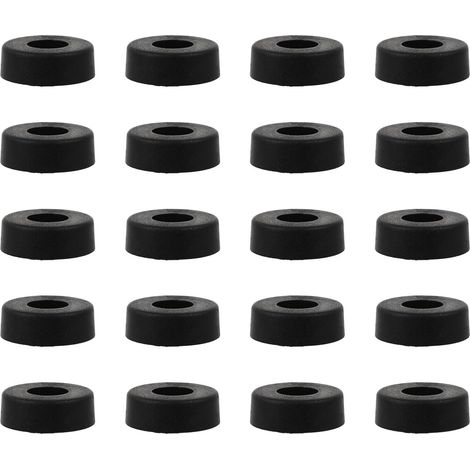 Patins en caoutchouc anti-vibrations, lot de 20, 30 x 10 mm, (1/5)