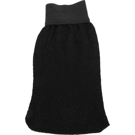 Gant de bain doux en fibre végétale naturelle - Exfoliant corporel pour éliminer les peaux mortes, texture rugueuse, nettoyant pour la douche (1/5)