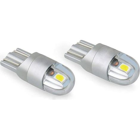 T10 Led Feu de Position Veilleuses, 12v 6000K Blanc Led Clignotant Pour Ampoule Plaque Feux de Gabarit Voiture Moto (1/5)