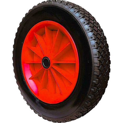 STOCK LIMITÉ Roue increvable 400 x 85 alésage 20 mm motif carré (1/2)