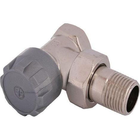 Schlösser Armaturen THERMOSTATVENTIL STANDARD ECKFORM, DN10, 3/8", VERNICKELT