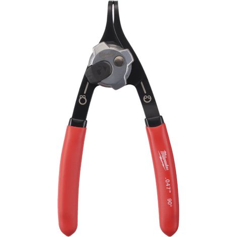 PINZA REVERSIBILE PER ANELLI ELASTICI MEDIA .047" 90°