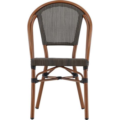 Guarda chaise de jardin noir. (1/5)