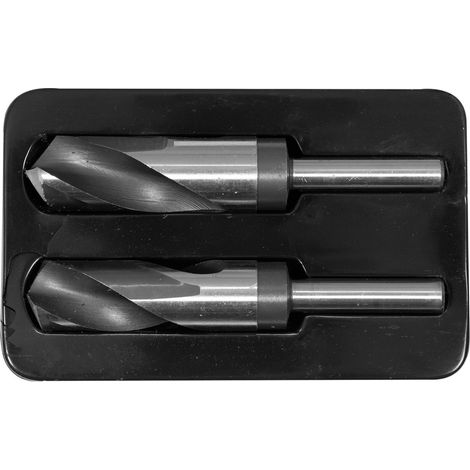 Promo coffret 2 forets a metaux 26-28 mm queue reduite à 13 mm (1/2)