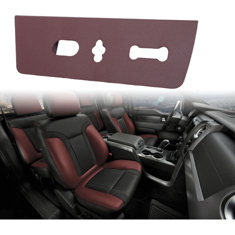 Cubierta del interruptor del asiento del pasajero 9L3Z-14A706 - Panel de carcasa de ABS rojo marrón a prueba de golpes