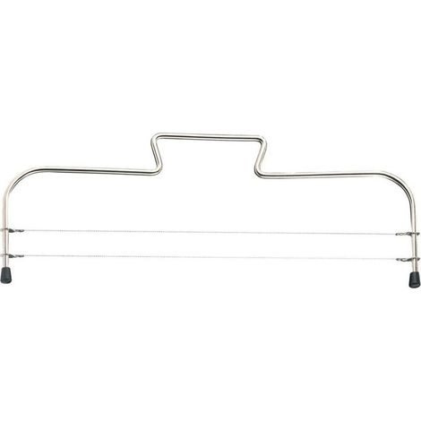 Tortenbodenteiler - Acero Inoxidable - Para Cortar Pasteles y Galletas en Capas Uniformes - 32 cm - 1 Unidad (1/5)