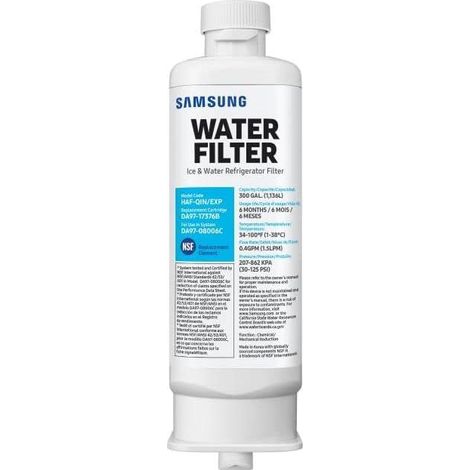 Packung mit 1 Set kompatibler Wasserfilter für Samsung DA97 Kühlschrank - 17376B