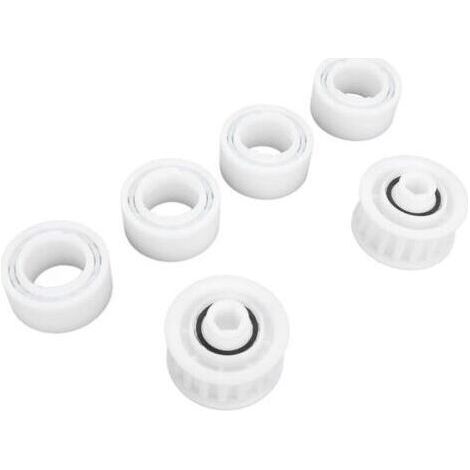 Set di 4 ruote guida di ricambio (12×18×4,8 cm) per robot pulitore per piscine con 2 pulegge per accessorio robot pulitore per piscine Dolphin (1/4)