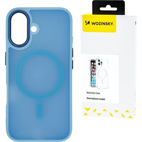 Funda Wozinsky Fashion con MagSafe para Samsung Galaxy S24 FE - Azul (1/5)
