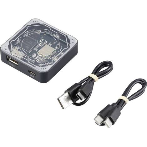 [NEUWERTIG] B-Ware RENKFORCE Adapter Verbindung CarPlay Android Auto Smartphone USB Kabel Schwarz (1/2)