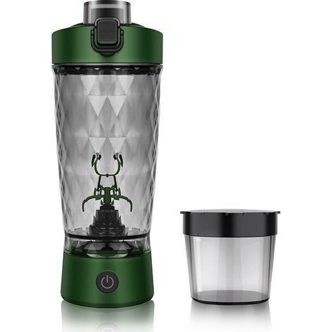 Shaker électrique 650 ml, rechargeable par USB-C, pour shakes protéinés et substituts de repas. (1/5)