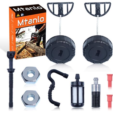 Fuel Tube Oil Filter Tank Caps for Stihl MS190 MS190T MS191 MS191T MS210 MS210C MS180 MS170 MS180C MS170C 017 018 019T Chainsaw, 1130 350 0500 Fuel Tube Oil Filter Reservoir Event See (1/5)