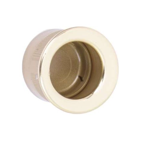 Frontale Trascinamento Porte Scorrevoli Ottone Lucido