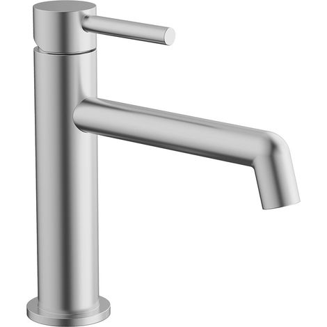 Kibath Grifo De Lavabo monomando OSO acabado niquel cepillado fabricado en latón (1/5)