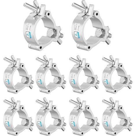 Truss Clamp Stage Light Clamp, 50mm Aluminum Light Clamps, Heavy Duty Light Hook 100kg, Suitable for 48-52mm Tube (1/5)