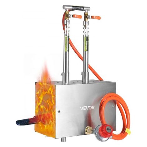 Forgia a Propano Portatile da 2 Bruciatori 1427℃, Forno Quadrato (1/5)