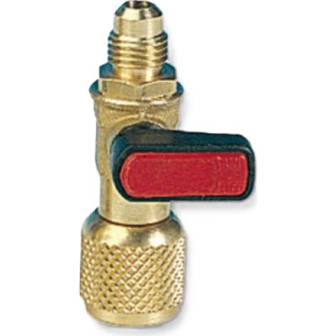 Rubinetto con depressore con attacco 1 4 sae femmina girevole e 3 8 sae maschio wigam 121rg4 6 05001007001