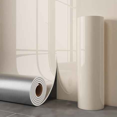 LEDANDER Papel pintado autoadhesivo efecto mármol, impermeable, apto para paredes, suelos, salas de estar y frontales de cocina, 60 x 300 cm (Beige)