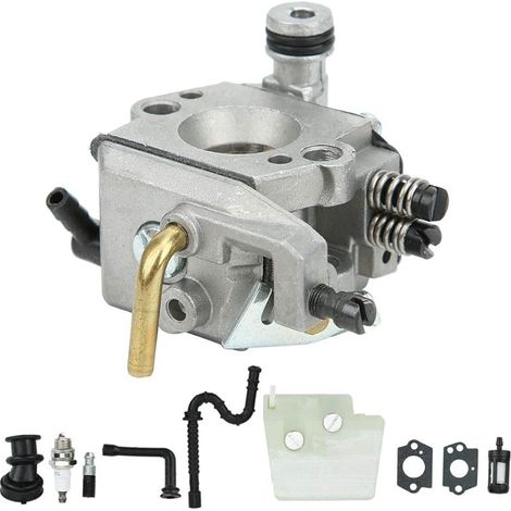 Kit de Tube d'admission de Filtre de Carburateur Adapté pour 024 026 MS260 Kit d'outils de Matériel d'accessoires de Pièce de Tronçonneuse