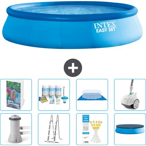 Intex Piscina Easy Set Rotonda - 457x107 cm - 9-pezzi  S658