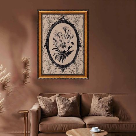 Cuadro Natoro, estructura de tela, madera noble, estructura de madera noble, 40x60h cm multicolor (1/4)